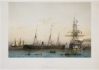  La Gloire. Fr&eacute;gate cuirass&eacute;e &agrave; h&eacute;lice.. LE BRETON (Louis).