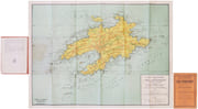  [OUESSANT] Carte touristique et guide de l'île d'Ouessant (Enez Eusa). par GIRARD (Émile) & BARRÈRE (Henry). - Image 1