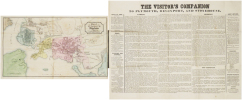  [PLYMOUTH] The Visitor's companion to Plymouth, Devonport, and Stonehouse - Plan of Plymouth, Stonehouse, and Devonport.. LEE (George Samuel).