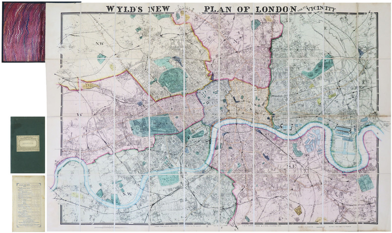  [LONDRES] Wyld's new Plan of London and its vicinity.. WYLD (James).