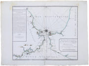  [DÉTROIT de GIBRALTAR] Plan topo-hydrographique du détroit de Gibraltar dressé en partie sur la carte hollandoise d'Henri Lynslager, avec des détails intéressans. par VEZOU (Louis Claude de).