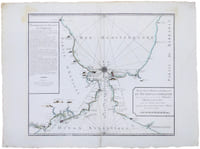  [DÉTROIT de GIBRALTAR] Plan topo-hydrographique du détroit de Gibraltar dressé en partie sur la carte hollandoise d'Henri Lynslager, avec des détails intéressans.
