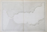  [DÉTROIT de GIBRALTAR/MÉDITERRANÉE] Carte de l'entrée de la Méditerranée comprenant la côte d'Espagne de Huelva au Cap de Palos et la côte d'Afrique de Mehediyah au Cap Ferrat. par DÉPÔT des CARTES et PLANS de la MARINE.