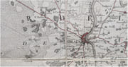  [AQUITAINE] Carte de la Généralité d'Aquitaine dédiée à Monsieur de Néville, intendant de la province. par BELLEYME (Pierre de). - Image 3