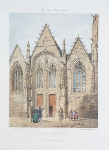  [PLOERMEL] Eglise de Pl&ouml;ermel. . ASSELINEAU (L&eacute;on-Auguste);