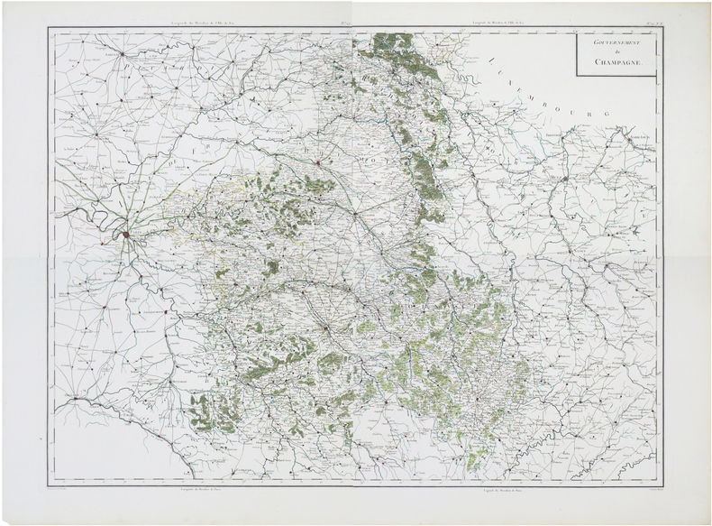  [CHAMPAGNE] Gouvernement de Champagne.. CHANLAIRE (Pierre-Gr&eacute;goire) & MENTELLE (Edm&eacute;).