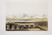  [ÉGYPTE/LOUXOR] Lybian Chain of Mountains, from the Temple of Luxor. par ROBERTS (David).