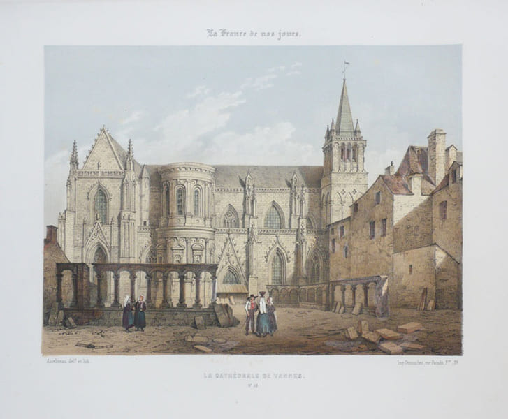  [VANNES] La Cath&eacute;drale de Vannes. . ASSELINEAU (L&eacute;on-Auguste);