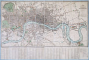  [LONDRES] Plan of London and Westminster, with the borough of Southwark; reduced from the large plan in forty sheets. par WYLD (James). - Image 1