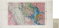  [LE PUY-en-VELAY] Carte topographique de l'État-Major. Carte géologique détaillée. Le Puy. Feuille n°186.