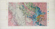  [LE PUY-en-VELAY] Carte topographique de l'État-Major. Carte géologique détaillée. Le Puy. Feuille n°186. par TERMIER (Pierre) & BOULE (Marcellin). - Image 2