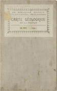  [LE PUY-en-VELAY] Carte topographique de l'État-Major. Carte géologique détaillée. Le Puy. Feuille n°186. par TERMIER (Pierre) & BOULE (Marcellin). - Image 3