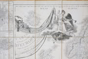  Carte itinéraire et politique d'Europe d'après les derniers traités de paix, avec les plans des principales villes d'Europe. par MAIRE (Nicolas). - Image 2