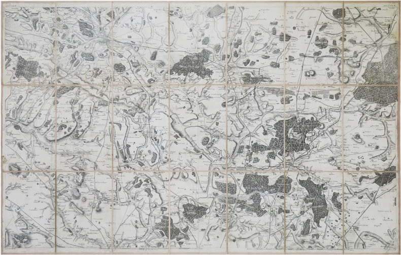  [BEAUVAIS] Carte de Cassini. Feuille n&deg;2. Beauvais.. CASSINI de THURY (C&eacute;sar-Fran&ccedil;ois).