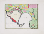  [ANTIBES] Antibes, ville et port de mer de Provence sur la mer Méditerranée.  par FER (Nicolas de).