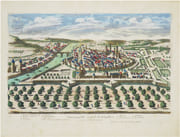  [GRENOBLE] Grenoble, ville capitale de Dauphiné et siège de Parlement. par AVELINE (Pierre).