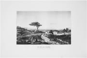  [HYÈRES] Vue des îles d'Hyères prise des hauteurs de la ville. par GARNERAY (Louis Ambroise).