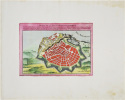  [NICE] Projet de la ville et forteresse de Nicce. Nice, ville fronti&egrave;re d'Italie, situ&eacute;e sur la mer M&eacute;diteran&eacute;e.. FER (Nicolas de).