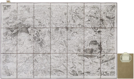  [VAISON-la-ROMAINE] Carte de Cassini. Feuille n°121/17.L. Vaison.. CASSINI de THURY (César-François).