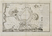  [MONTPELLIER] Plan du siège de Montpellier en 1622, gravé par le S.r Villaret. par VILLARET (Jean) & AIGREFEUILLE (Charles d').