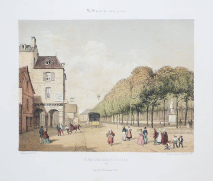  [DINAN] Place Duguesclin &agrave; Dinan.. ASSELINEAU (L&eacute;on-Auguste);