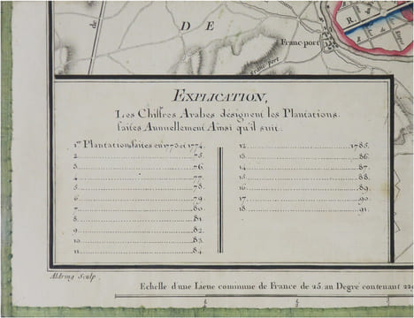  [FORÊT de COMPIÈGNE] Plan de la forêt de Compiègne et de ses environs.. BUSSA (Antoine).