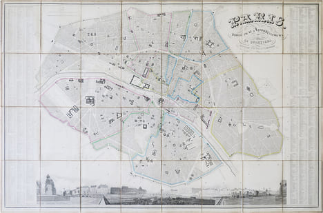 Paris, divisé en 12 arrondissemens et 48 quartiers.. ALVAR TOUSSAINT (Georges).