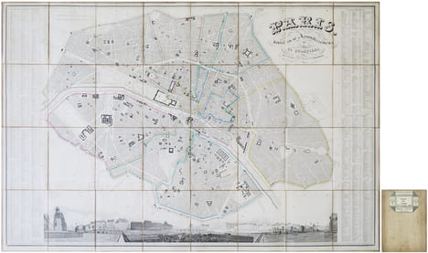 Paris, divisé en 12 arrondissemens et 48 quartiers.. ALVAR TOUSSAINT (Georges).