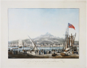  [MARSEILLE] Vue de la ville et du port de Marseille, prise de l'H&ocirc;tel de Ville.. GARNERAY (Louis Ambroise).