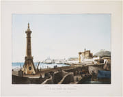  [NAPLES] Vue du port de Naples prise du Môle. par GARNERAY (Louis Ambroise).