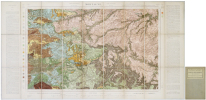  [G&Eacute;OLOGIE/MORTAGNE-au-PERCHE] Carte topographique de l'&Eacute;tat-Major. Carte g&eacute;ologique d&eacute;taill&eacute;e. Mortagne. Feuille n&deg;63.. GUILLIER (Albert) & JACQUOT ...