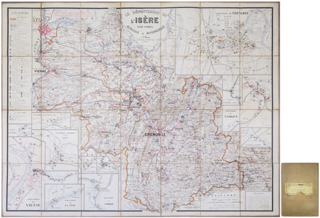  [ISÈRE] Le Département de l'Isère, industriel, agricole & pittoresque.. MUZY (Jean-François).
