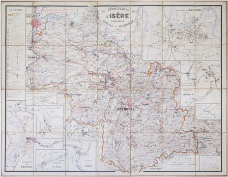  [ISÈRE] Le Département de l'Isère, industriel, agricole & pittoresque.. MUZY (Jean-François).
