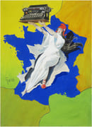[Gouache préparatoire pour une affiche publicitaire]. par GYPÉ (Jean Poincignon-Gypé, dit).