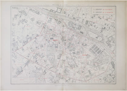 [PARIS 5ème et 6ème arrondissements] 5.e arrond.t du Panthéon - 6.e arrond.t du Luxembourg.