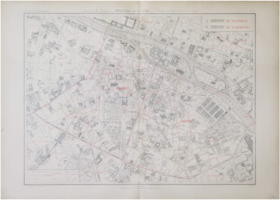 [PARIS 5ème et 6ème arrondissements] 5.e arrond.t du Panthéon - 6.e arrond.t du Luxembourg.