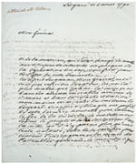 Lettre autographe signée [au comte de Peynier]. par [SAINT-DOMINGUE] — VILLARS (Claude Joseph Dubreuil de).
