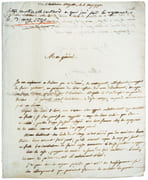 Lettre autographe signée [au comte de Peynier]. par [SAINT-DOMINGUE] — ATTEL (le chevalier d’).