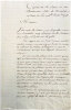 Copie de la lettre de M. Chachereau &agrave; M. de Mauduit en datte du Port au Pce le 12 7bre 1790.. [SAINT-DOMINGUE] — CHACHEREAU.
