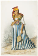 Costume traditionnel antillais. par [ANTILLES]