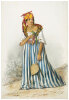 Costume traditionnel antillais.. [ANTILLES]