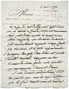 Lettre autographe signée au chevalier d’Attel. par [SAINT-DOMINGUE] — PLEMONT (de).