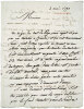 Lettre autographe sign&eacute;e au chevalier d’Attel.. [SAINT-DOMINGUE] — PLEMONT (de).