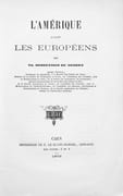 L'Amérique avant les Européens. par DESDEVISES DU DEZERT (Théophile-Alphonse).