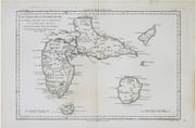 [GUADELOUPE] Les isles de la Guadeloupe, de Marie Galante, de la Désirade, et celles des Saintes : colonie françoise dans les Antilles. par BONNE (Rigobert).