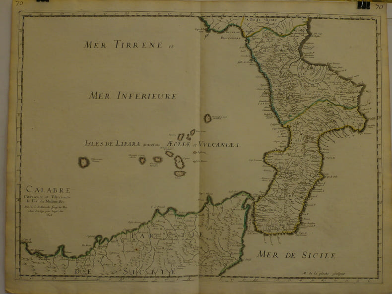  Calabre cit&eacute;rieure et ult&eacute;rieure, le far de Messine &c.. SANSON d'ABBEVILLE (Nicolas);