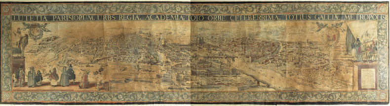  Lutetia Parisiorum urbs regia Academia toto orbe celeberrima totius Galliae metropolis.. KEERE (Pieter van den) & HOEY (Fran&ccedil;ois van).