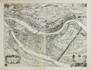  [LYONNAIS] Carte de l'ancienne ville de Lyon.. TARDIEU (Nicolas Henri) & MENESTRIER (Claude-François).