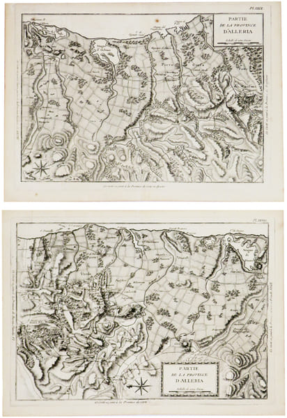  [CORSE] Partie de la province d'Alleria.. BELLIN (Jacques-Nicolas).