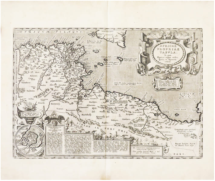  Africae propriae tabula.. ORTELIUS (Abraham).